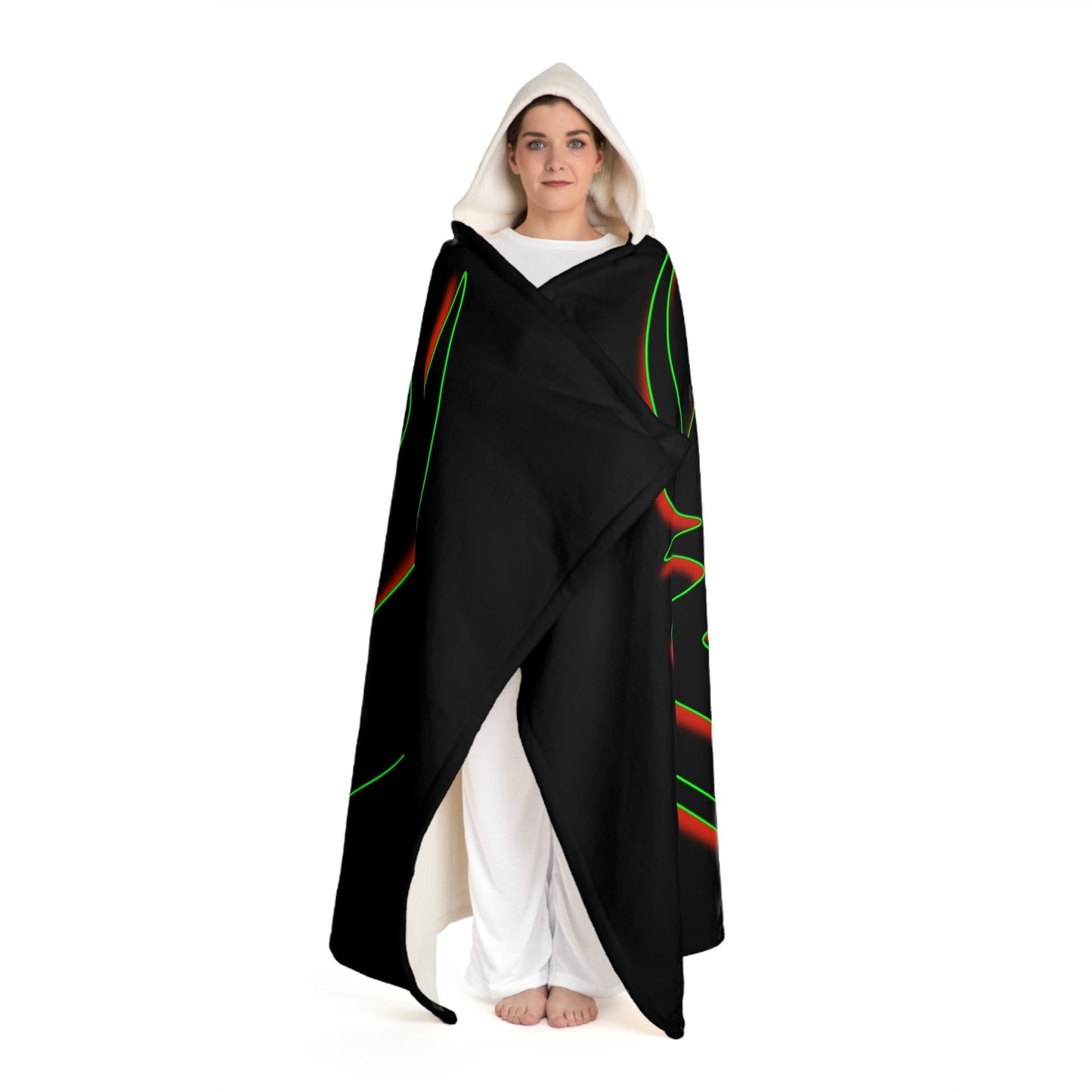Cozy Sherpa Hooded Blanket | Soft Plush Fleece Wrap, Perfect for Lounging, Gifting, Home Decor, Movie Nights, Warm Holiday Blanket