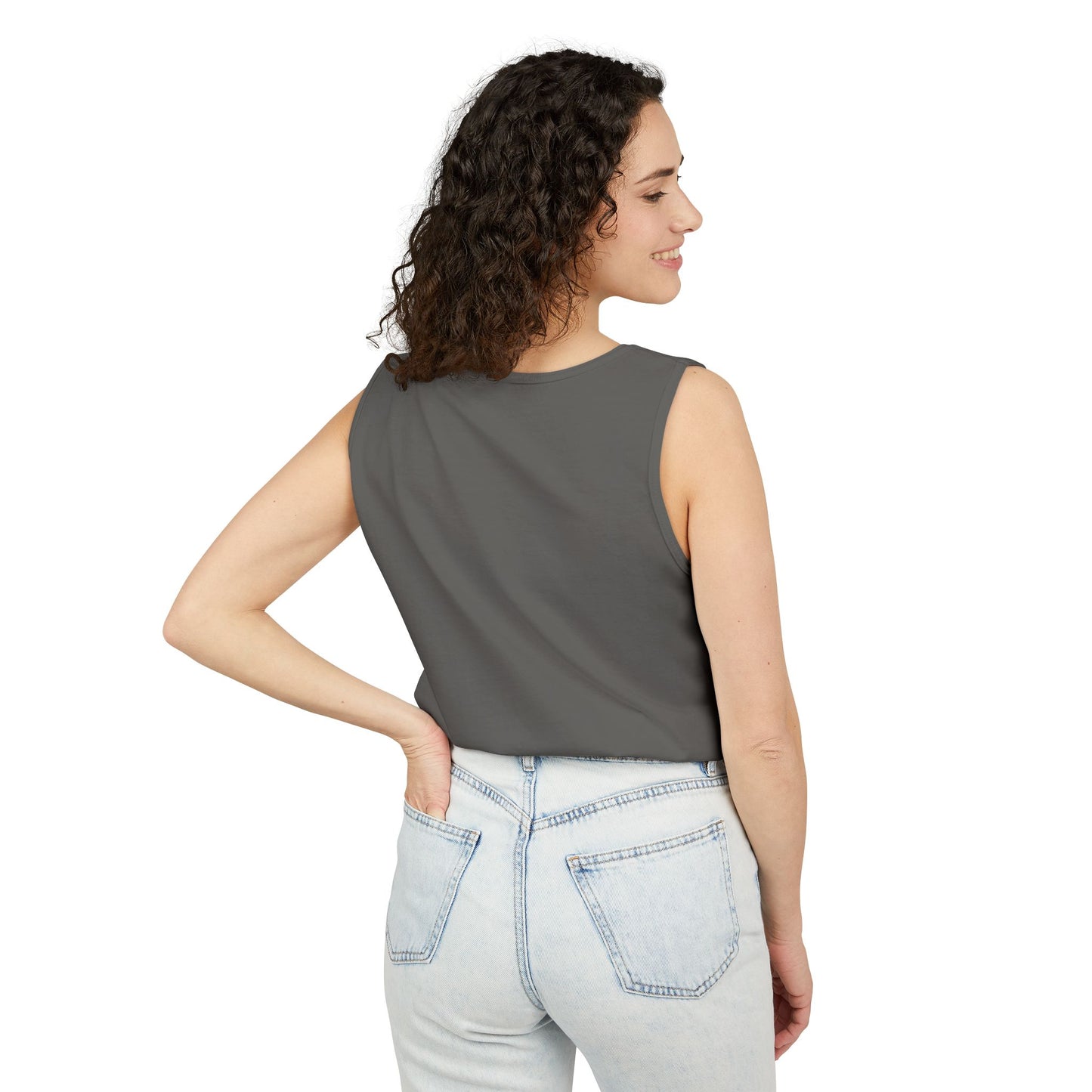 Emotional Art Unisex Garment-Dyed Tank Top | Summer Vibes & Casual Comfort