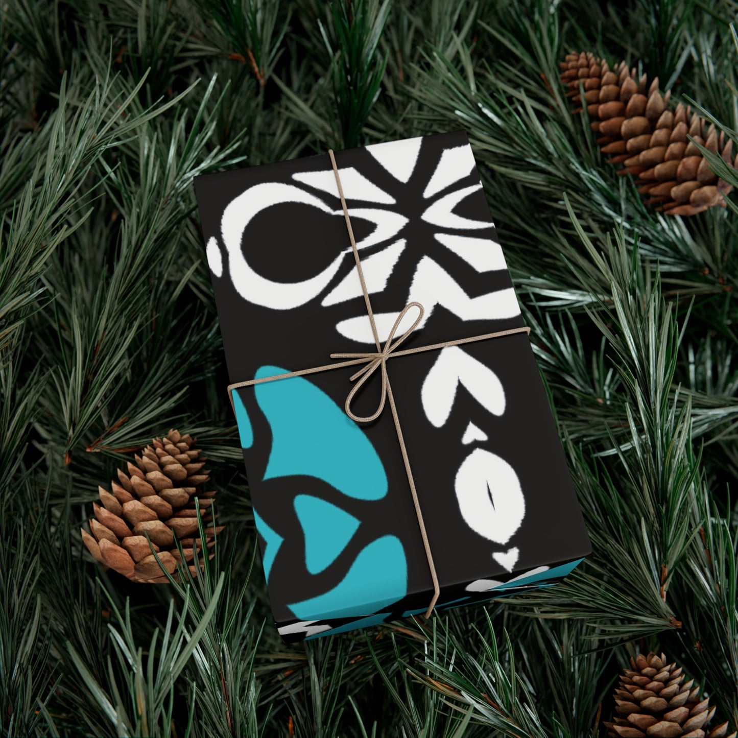 Festive Gift Wrap Papers - Colorful Geometric Pattern for Holidays & Celebrations