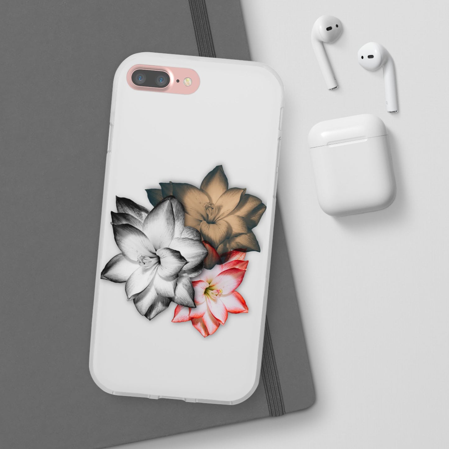 Elegant Floral Flexi Case - Stylish Phone Protection with Petal Design
