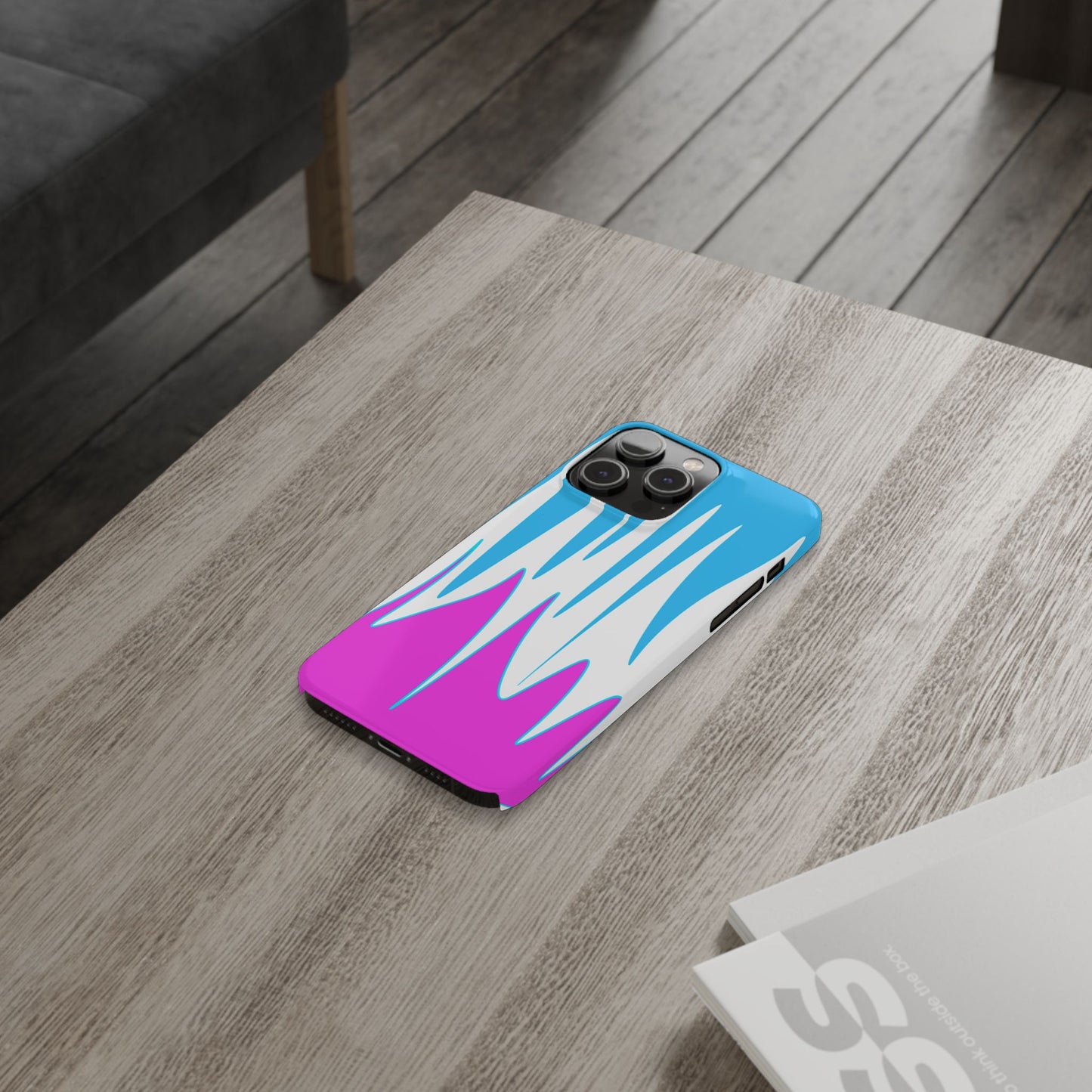 Vibrant Abstract Phone Case - Slim Fit, Phone Accessories, Custom Smartphone Case, Trendy iPhone Cover, Stylish Gift for Tech Lovers