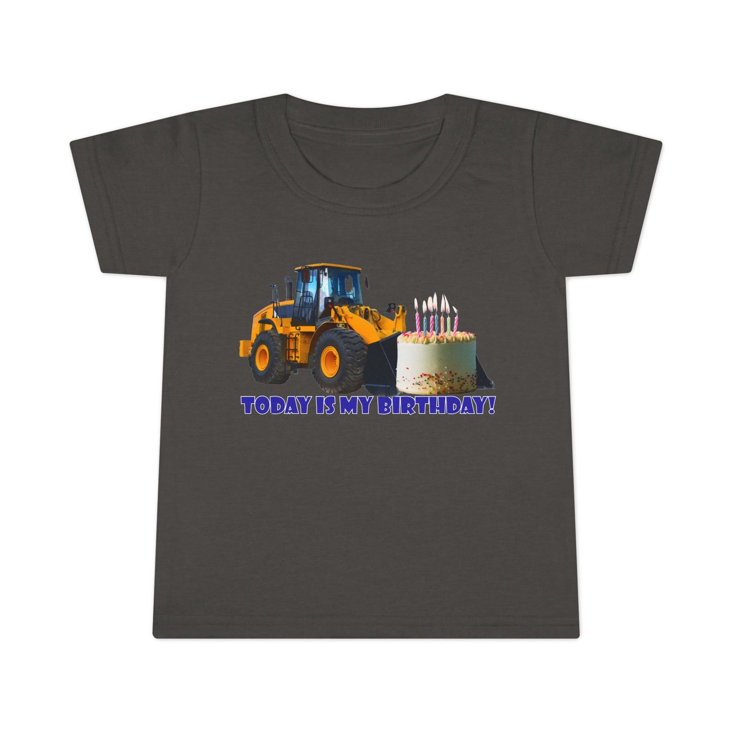 Toddler T-shirt - Heavy Equipment Birthday Shirt for Toddlers