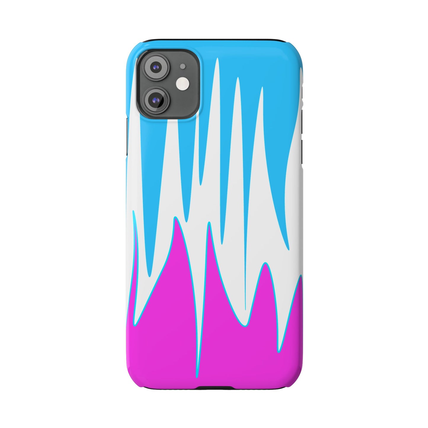 Vibrant Abstract Phone Case - Slim Fit, Phone Accessories, Custom Smartphone Case, Trendy iPhone Cover, Stylish Gift for Tech Lovers