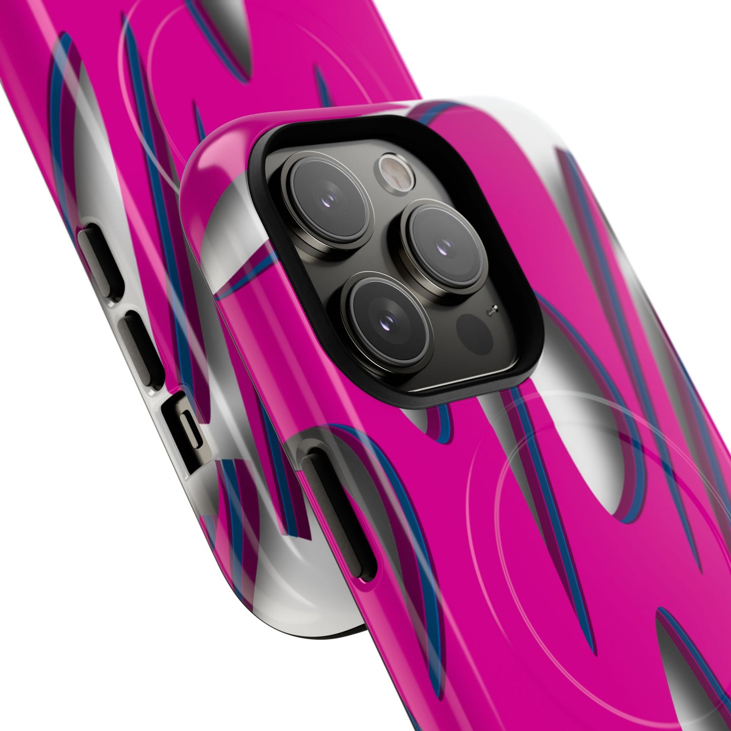 Bold Tough Magnetic Phone Case | Vibrant Pink Design