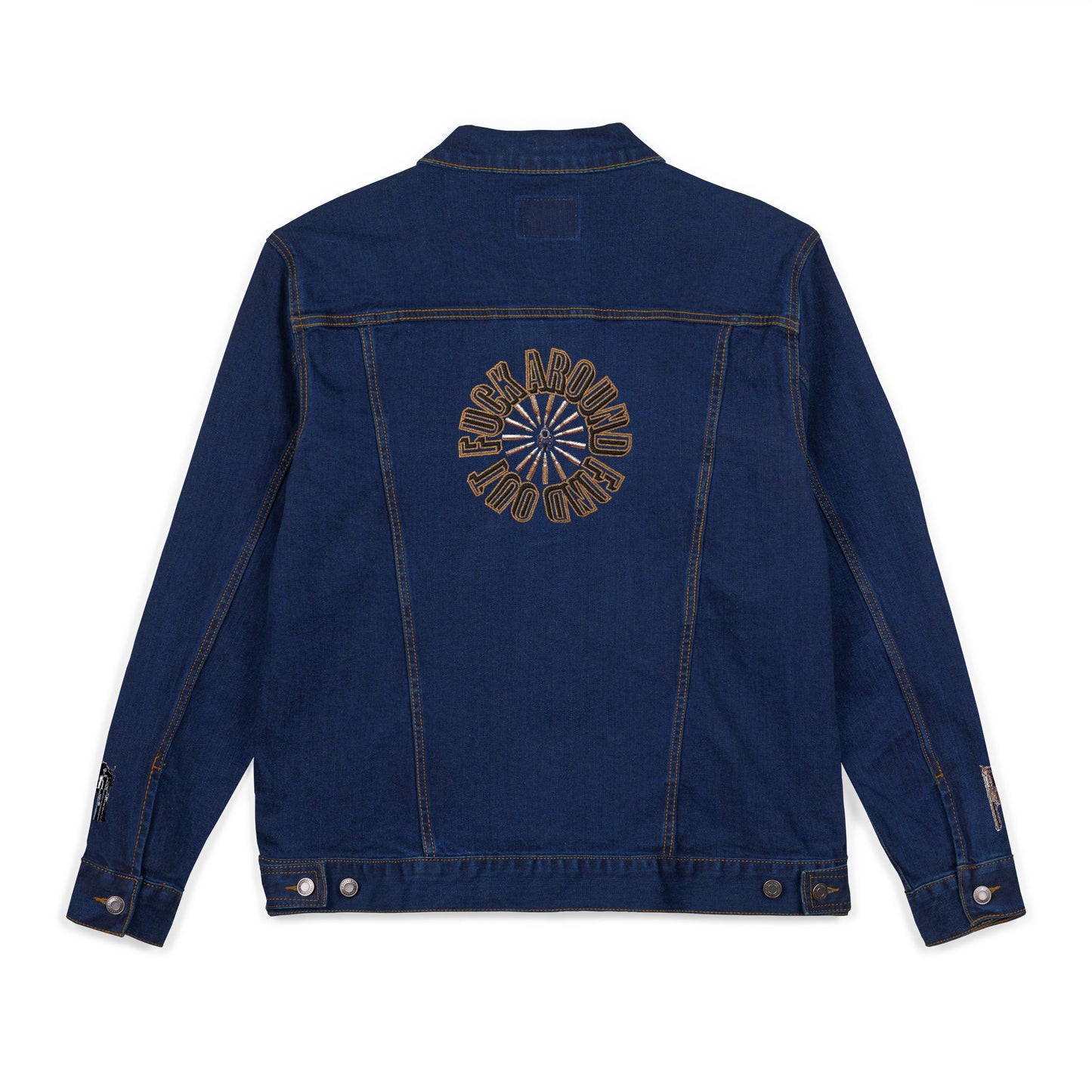 Embroidered Denim Jacket - Rebel Armor Design