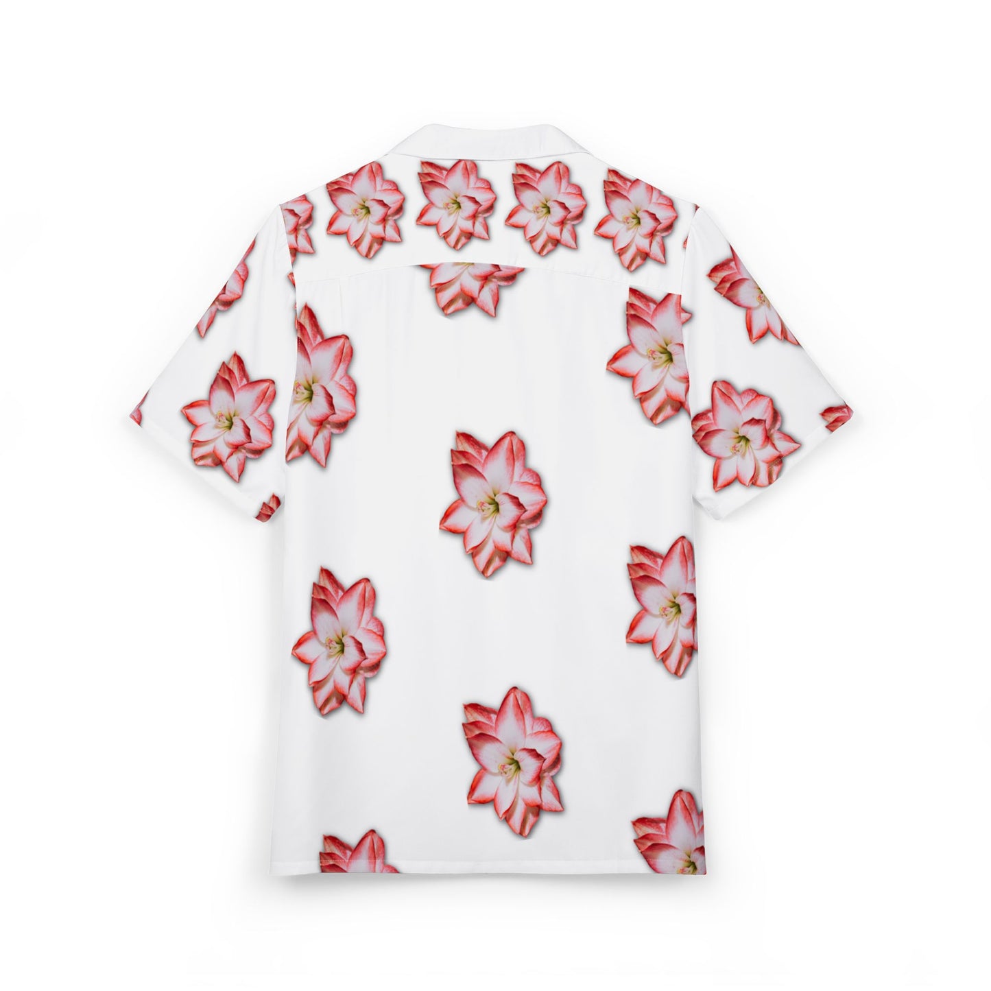 Tropical Floral Unisex Hawaiian Button-Down Shirt - Perfect for Summer Celebrations