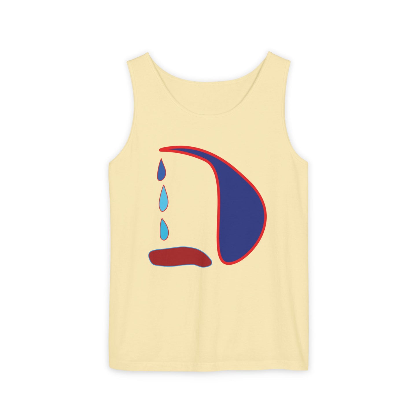 Emotional Art Unisex Garment-Dyed Tank Top | Summer Vibes & Casual Comfort