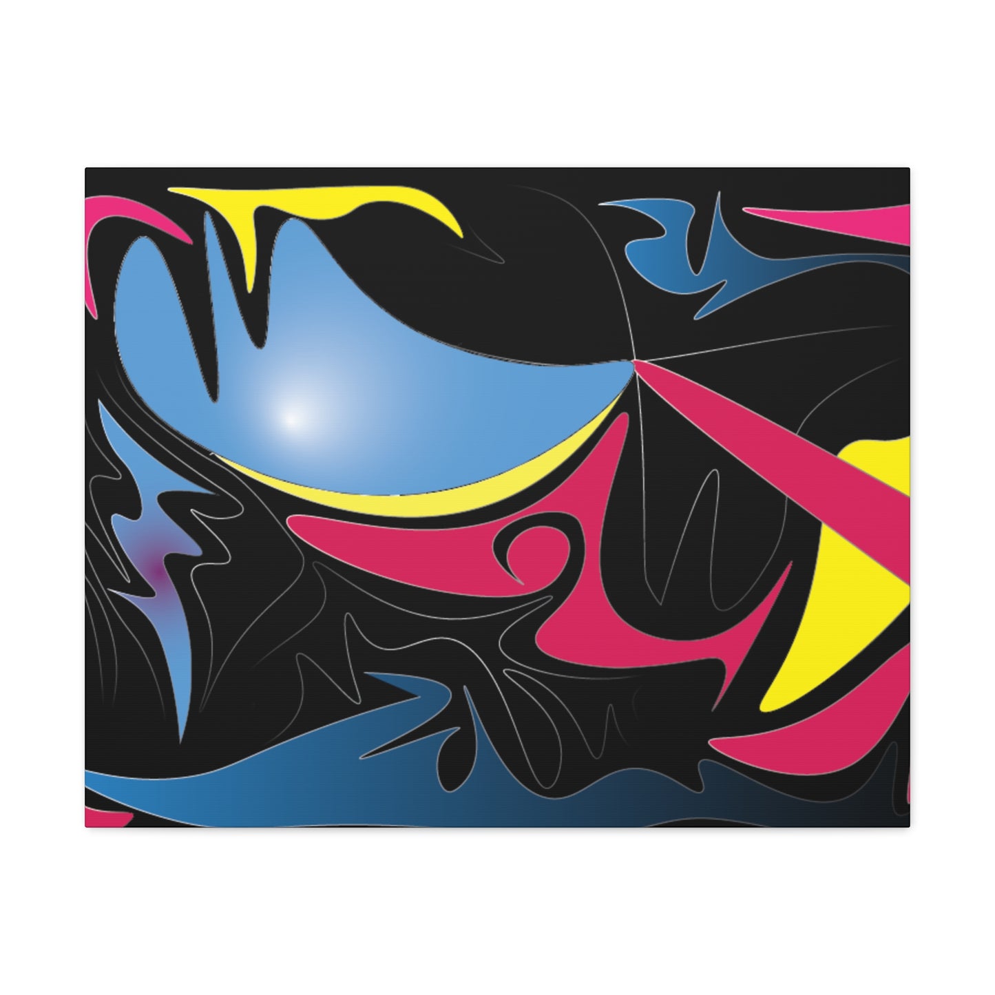 Abstract Art Canvas Print - Vibrant Modern Decor for Home