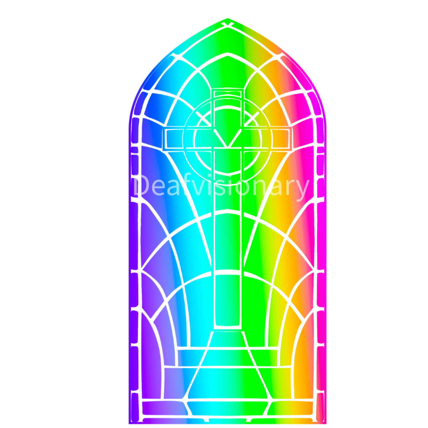 Rainbow Faith Stained Glass Collection – LGBT Christian Art Bundle | Pride Church Windows, Jesus, Cross & Spiritual Icons Pack”