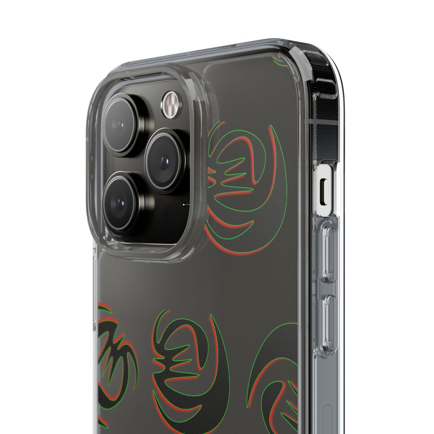 Trendy Clear Phone Case with Modern Design