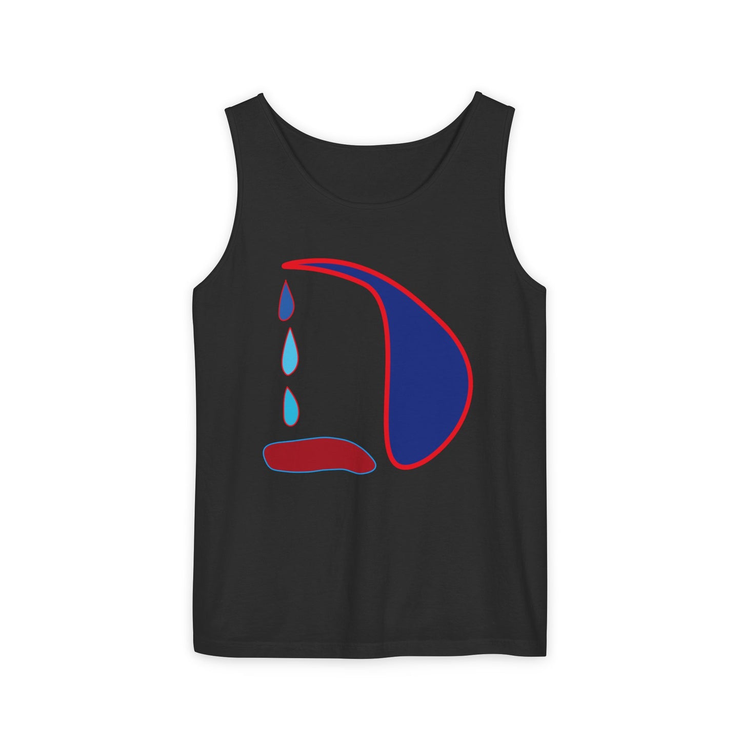 Emotional Art Unisex Garment-Dyed Tank Top | Summer Vibes & Casual Comfort