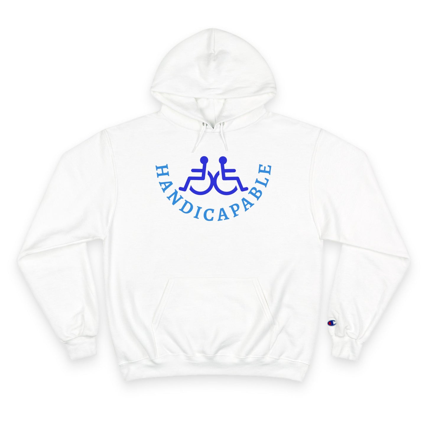 Champion Hoodie - Empowering Deaf Fitness Wear | Perfect for Support, Awareness Events, and Gifts