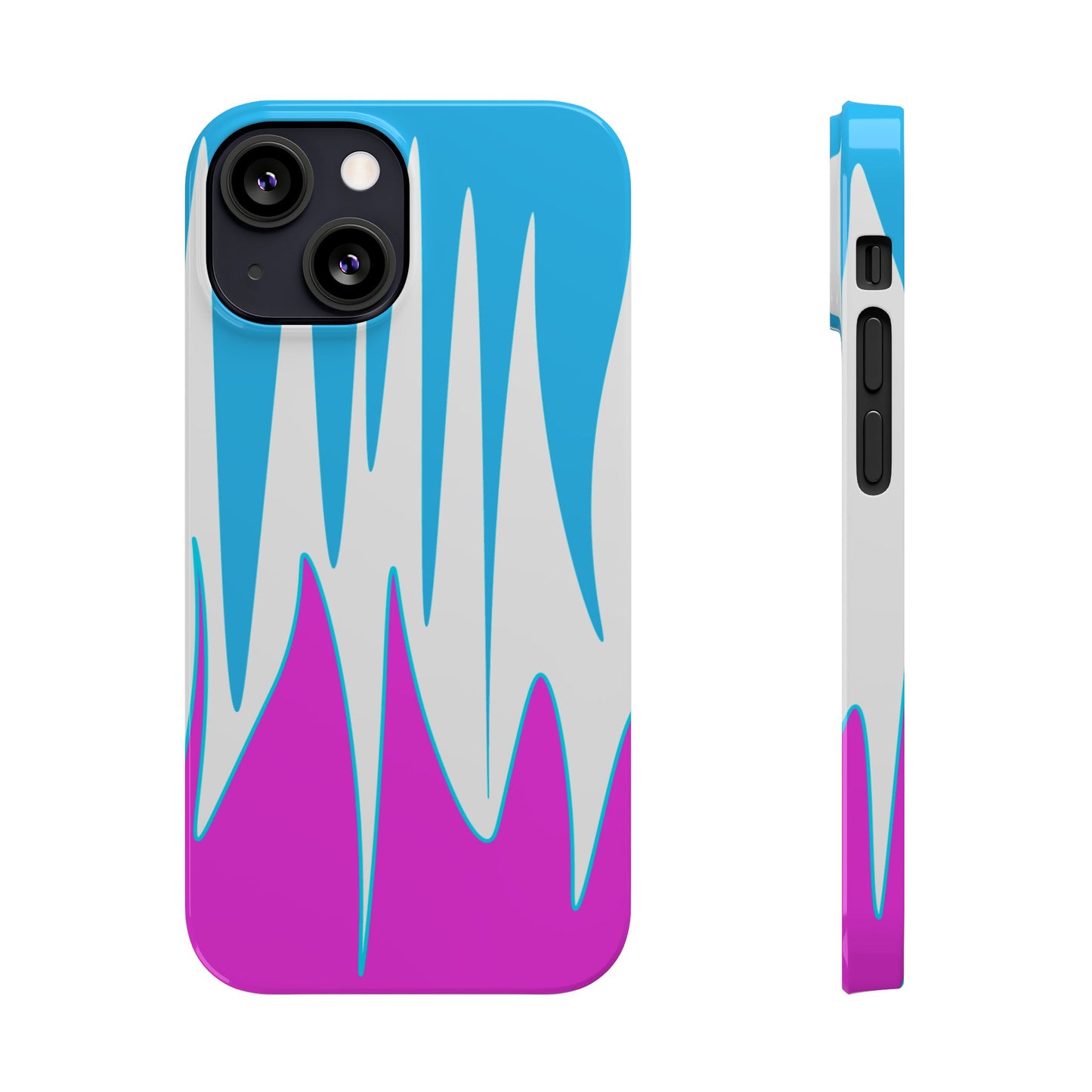 Vibrant Abstract Phone Case - Slim Fit, Phone Accessories, Custom Smartphone Case, Trendy iPhone Cover, Stylish Gift for Tech Lovers