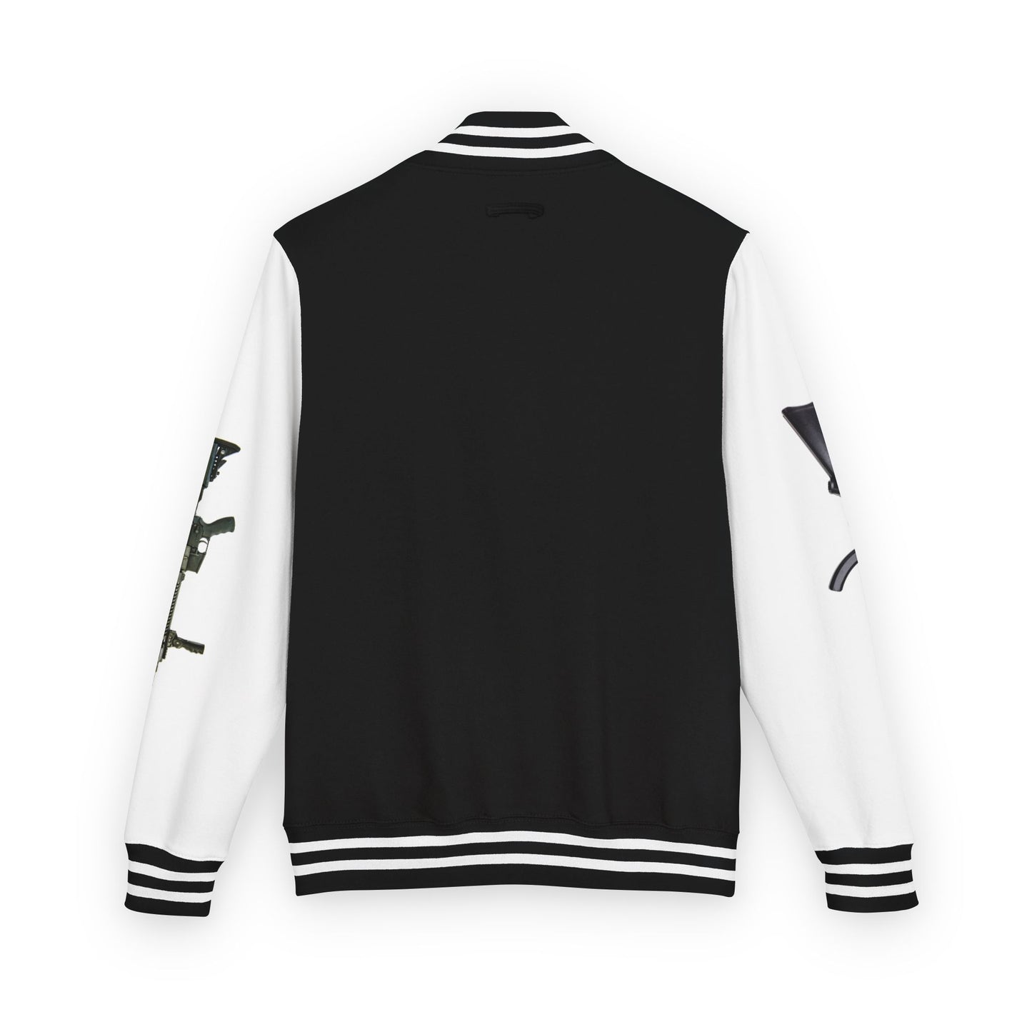Unisex Heavyweight Letterman Jacket with Visionary Graphic, Casual Fashion, Trendy Outerwear, Unique Gift, Streetwear Style
