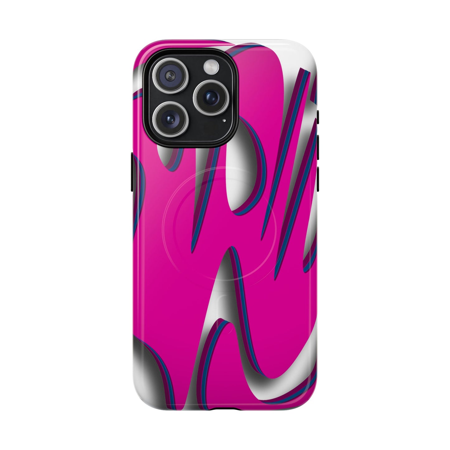Bold Tough Magnetic Phone Case | Vibrant Pink Design