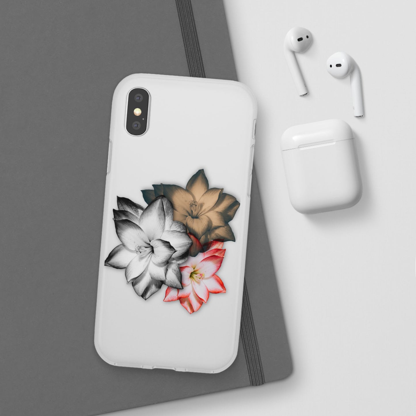 Elegant Floral Flexi Case - Stylish Phone Protection with Petal Design