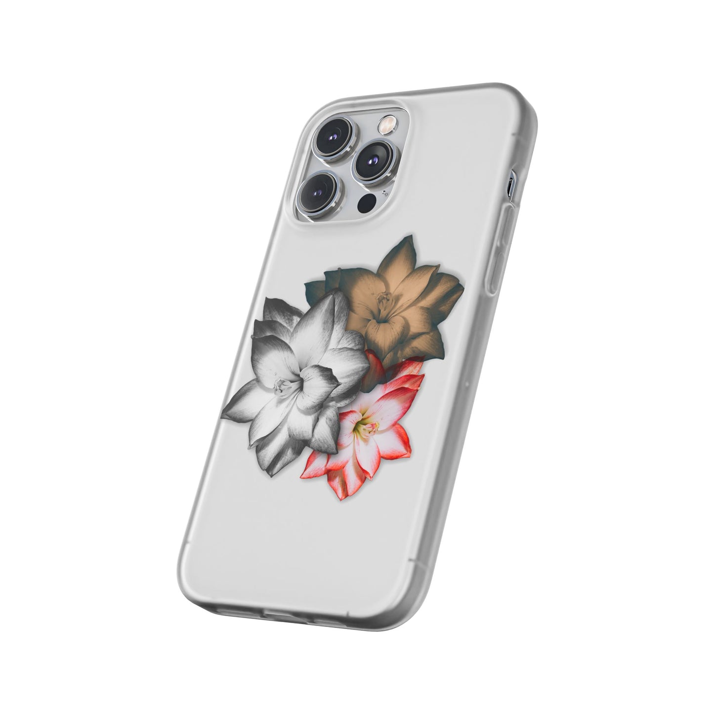 Elegant Floral Flexi Case - Stylish Phone Protection with Petal Design