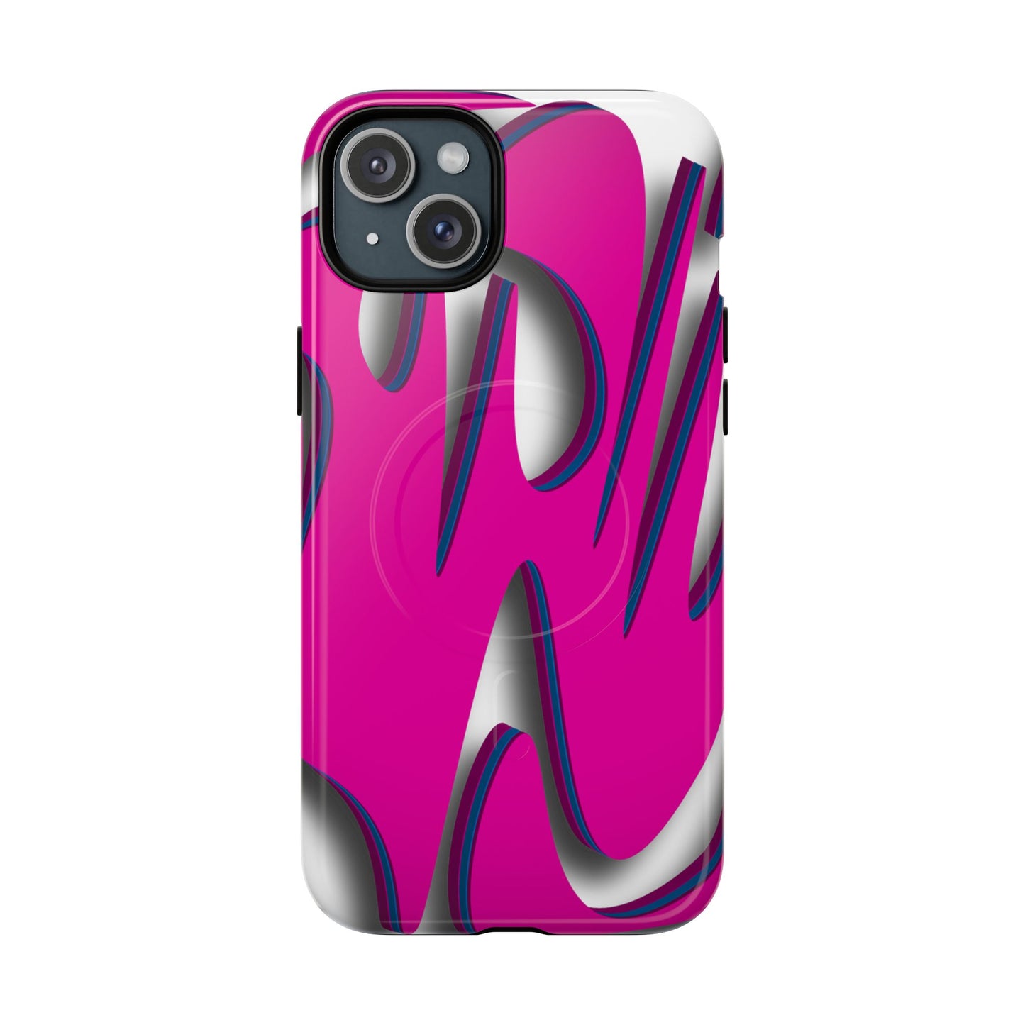Bold Tough Magnetic Phone Case | Vibrant Pink Design