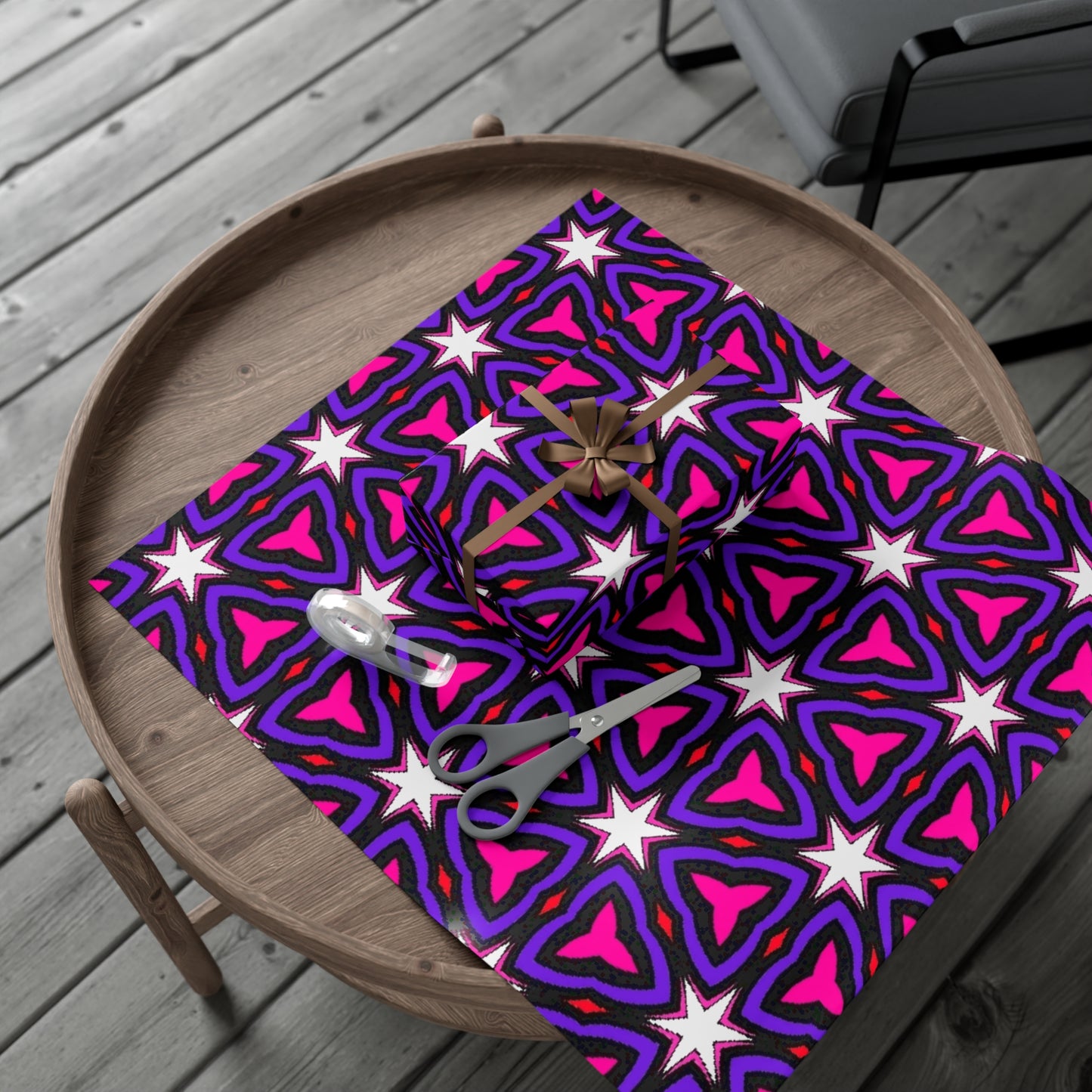 Vibrant Gift Wrap Papers – Colorful Geometric Design for All Occasions
