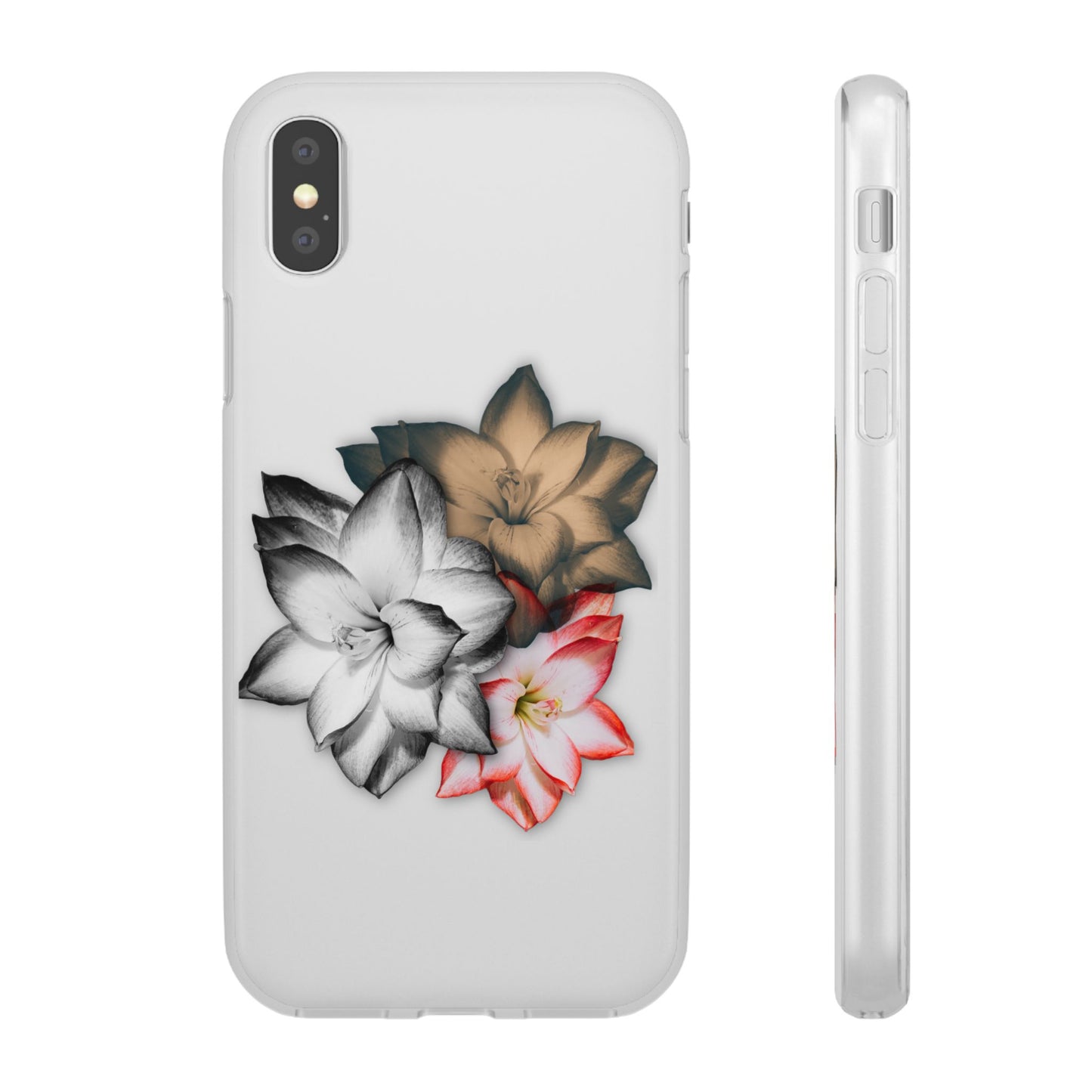 Elegant Floral Flexi Case - Stylish Phone Protection with Petal Design