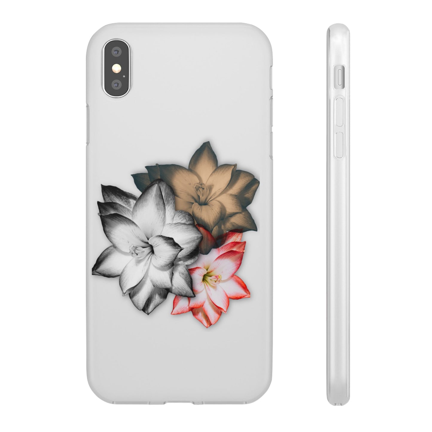 Elegant Floral Flexi Case - Stylish Phone Protection with Petal Design