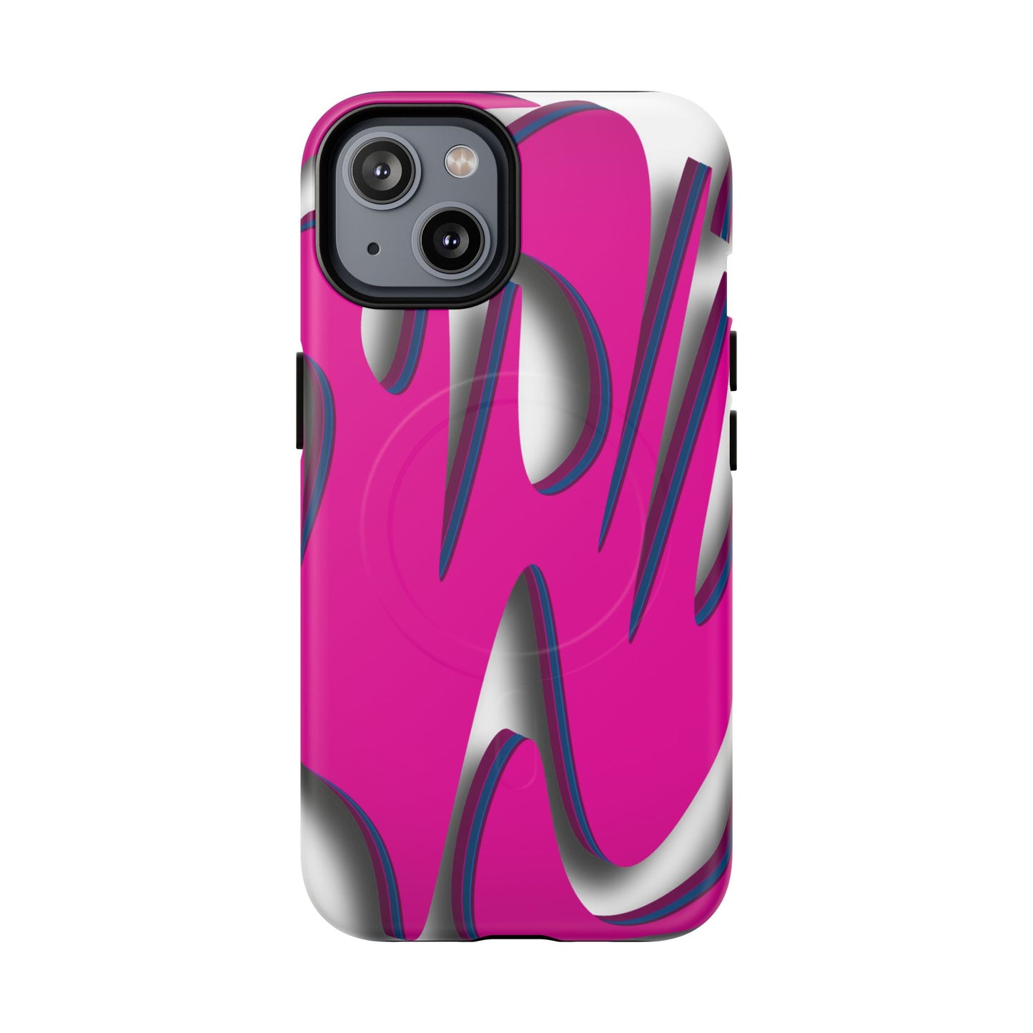 Bold Tough Magnetic Phone Case | Vibrant Pink Design