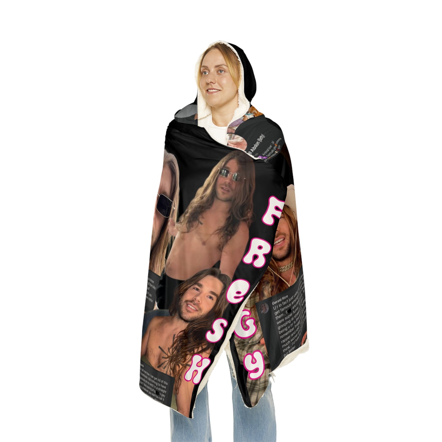 Cozy Photo Blanket Featuring Froggy Fresh