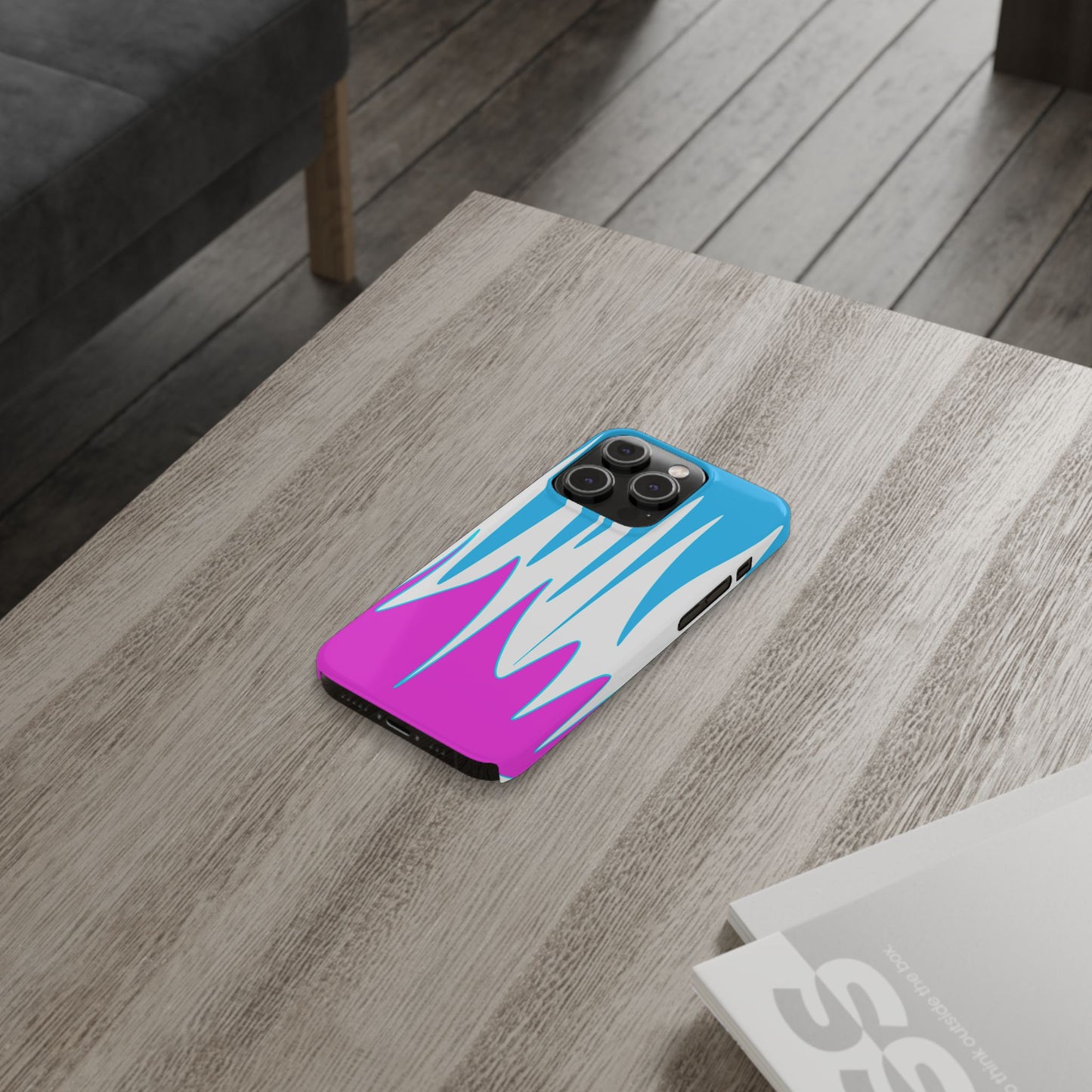 Vibrant Abstract Phone Case - Slim Fit, Phone Accessories, Custom Smartphone Case, Trendy iPhone Cover, Stylish Gift for Tech Lovers