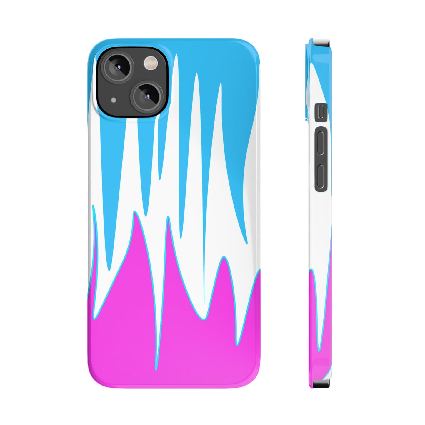 Vibrant Abstract Phone Case - Slim Fit, Phone Accessories, Custom Smartphone Case, Trendy iPhone Cover, Stylish Gift for Tech Lovers