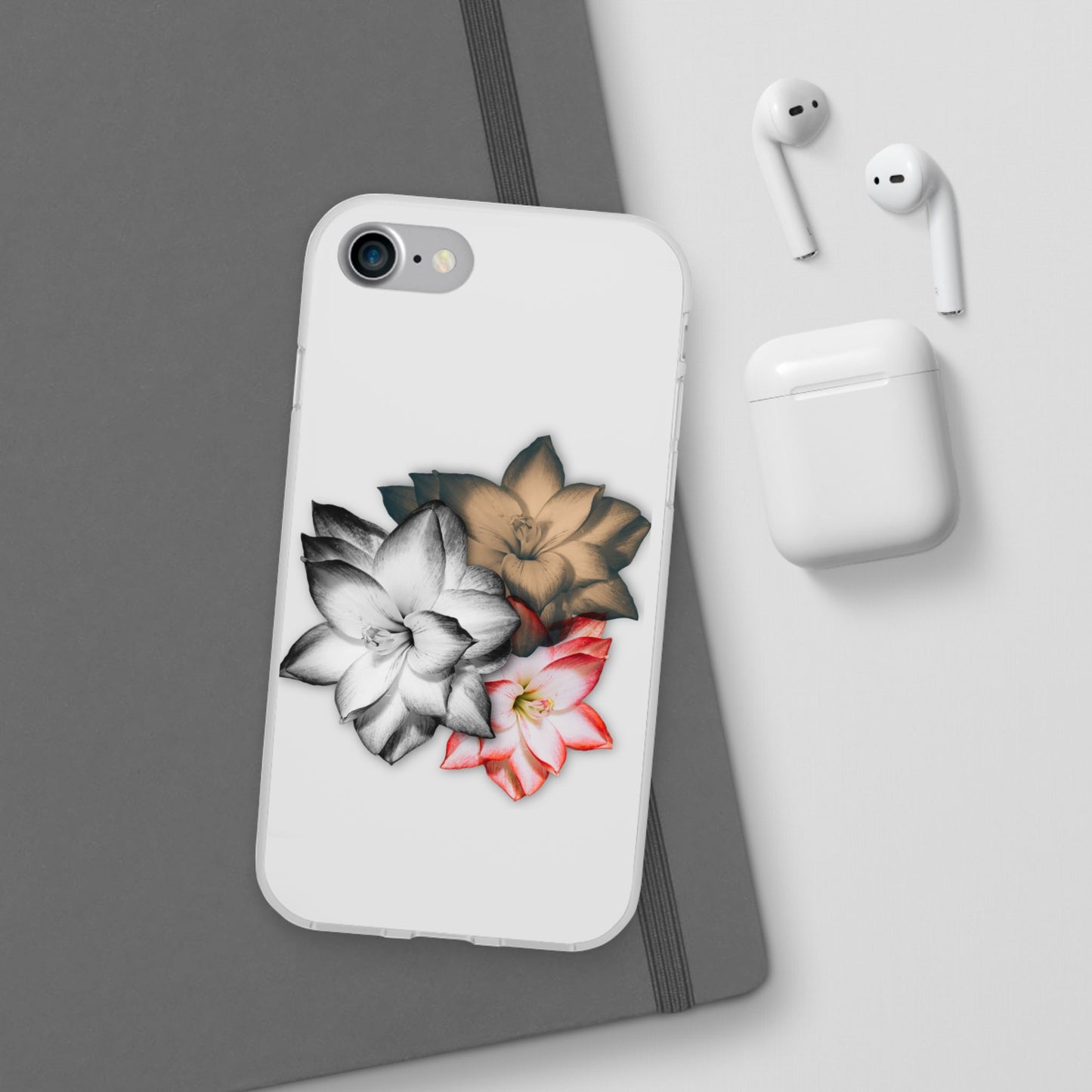 Elegant Floral Flexi Case - Stylish Phone Protection with Petal Design