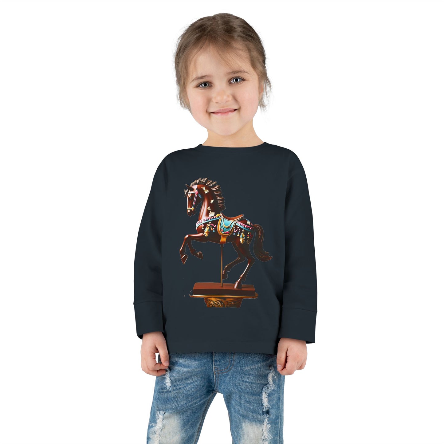 Toddler Tee - Carousel Horses Toddler Time Design