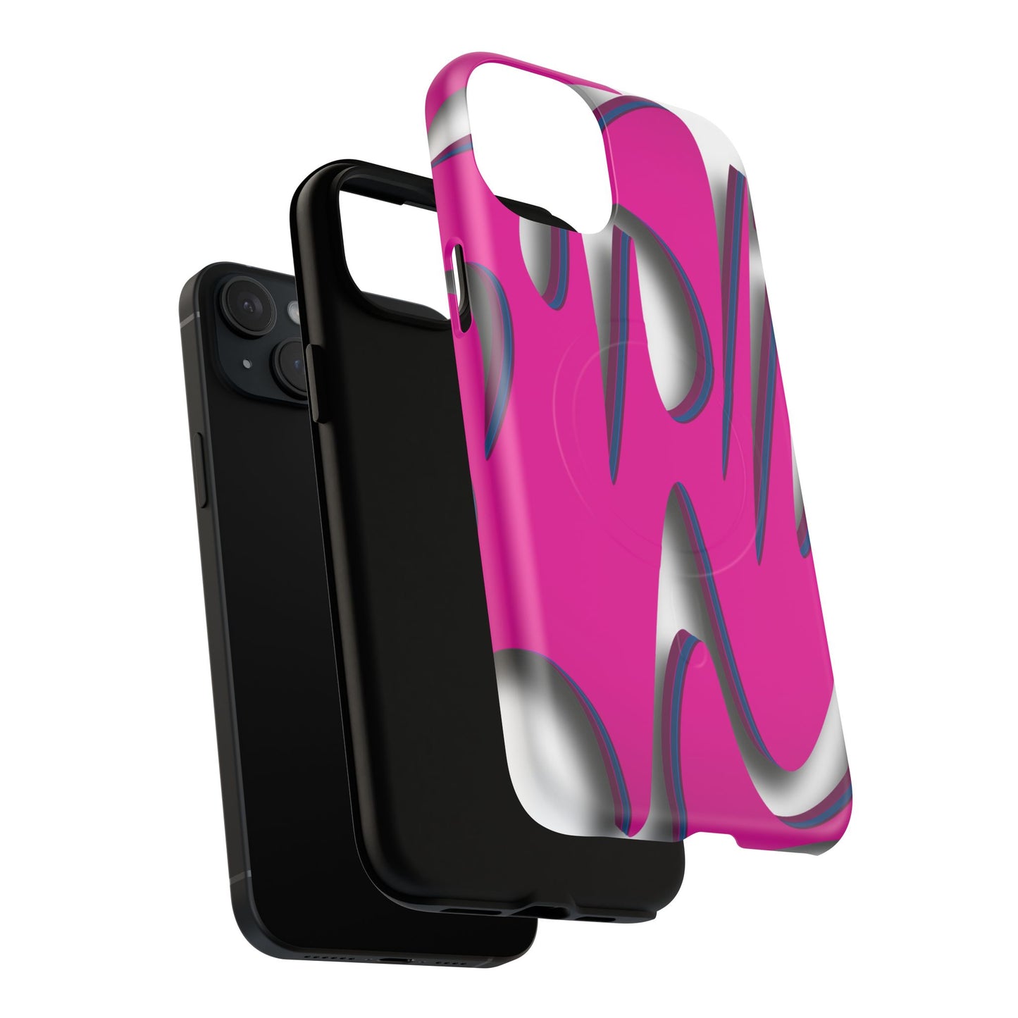 Bold Tough Magnetic Phone Case | Vibrant Pink Design