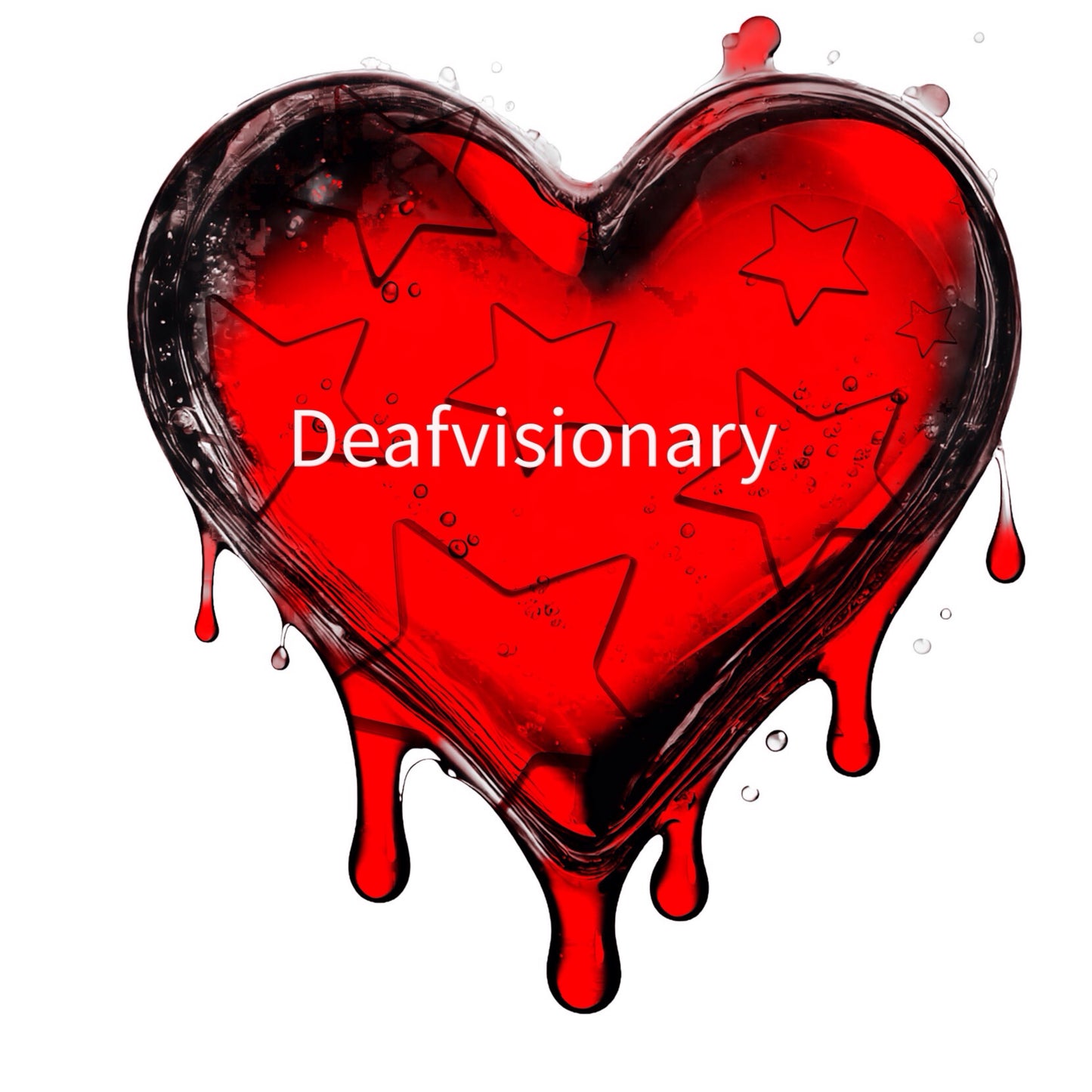 Melting Heart PNG Bundle – Dripping Neon, Chrome & Abstract Love Designs for T-Shirts, Stickers & POD”