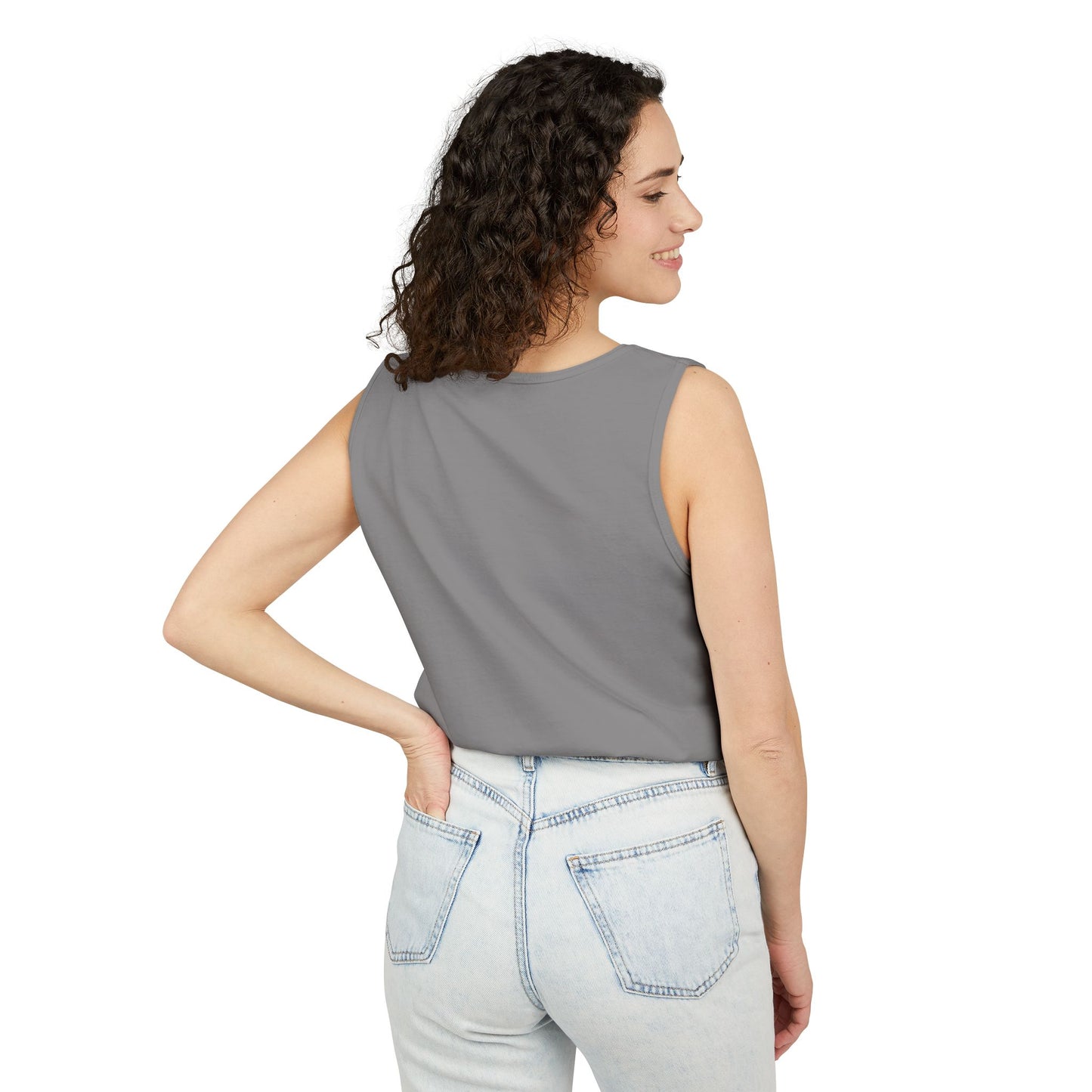 Emotional Art Unisex Garment-Dyed Tank Top | Summer Vibes & Casual Comfort