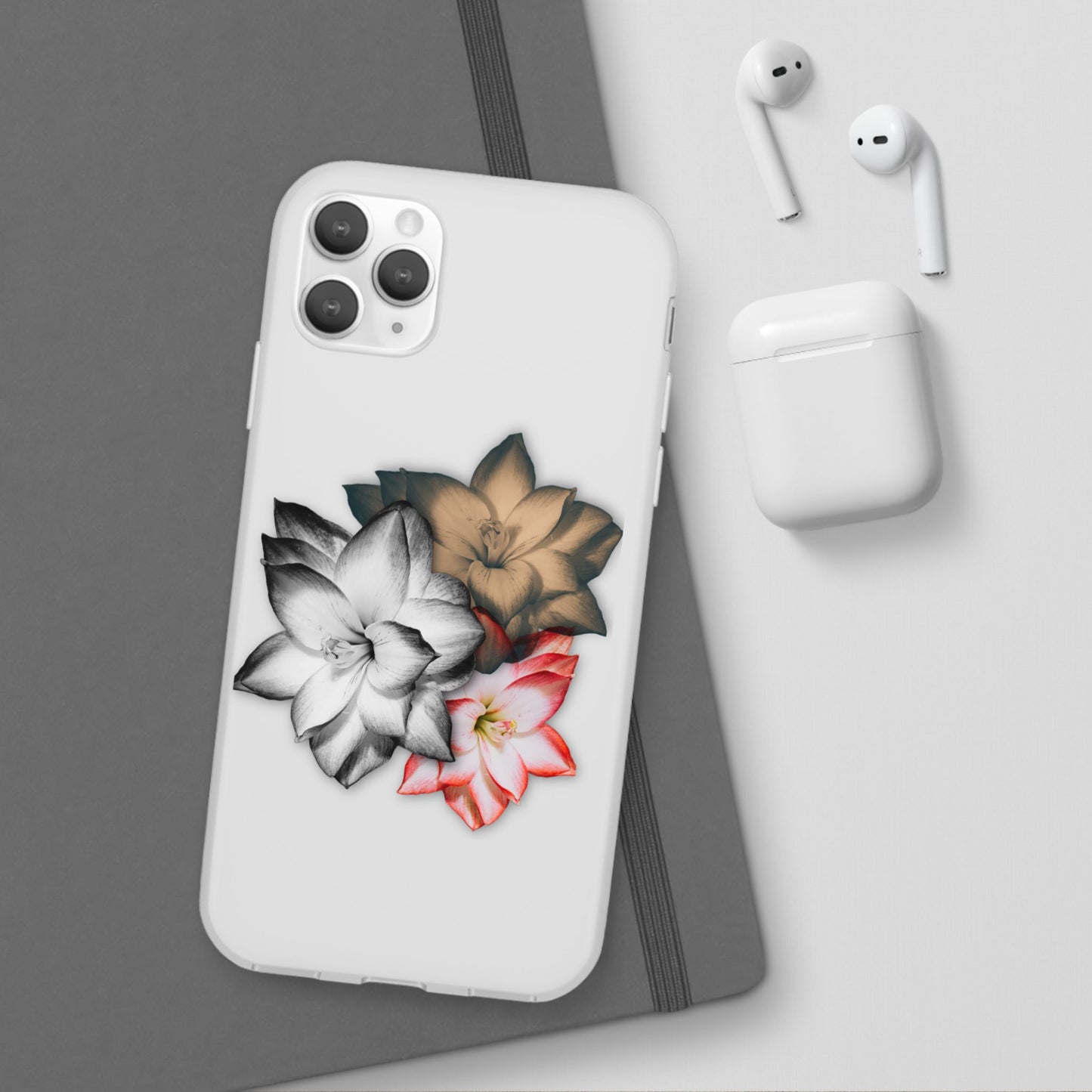 Elegant Floral Flexi Case - Stylish Phone Protection with Petal Design