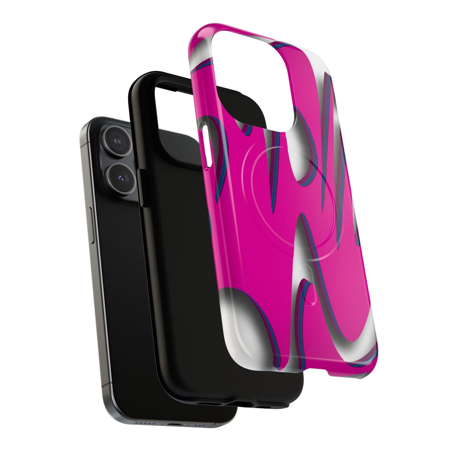 Bold Tough Magnetic Phone Case | Vibrant Pink Design