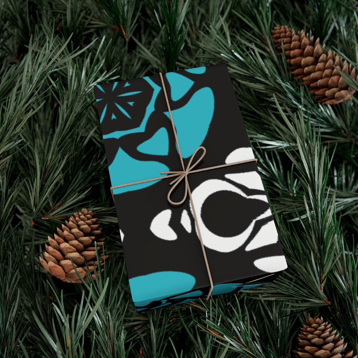Festive Gift Wrap Papers - Colorful Geometric Pattern for Holidays & Celebrations