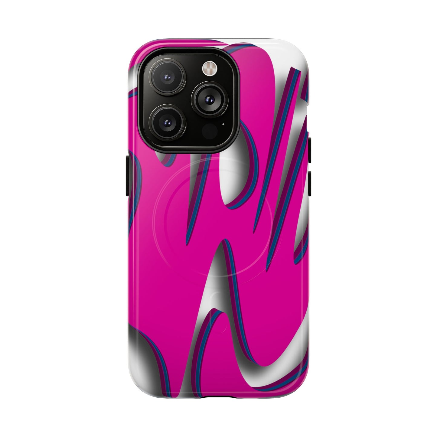 Bold Tough Magnetic Phone Case | Vibrant Pink Design