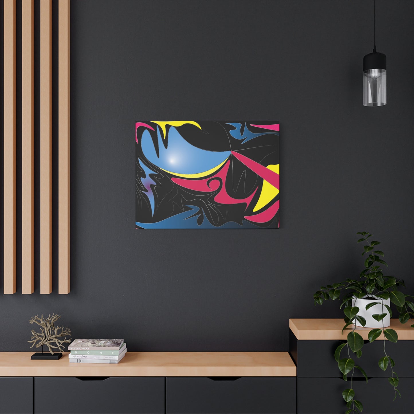 Abstract Art Canvas Print - Vibrant Modern Decor for Home
