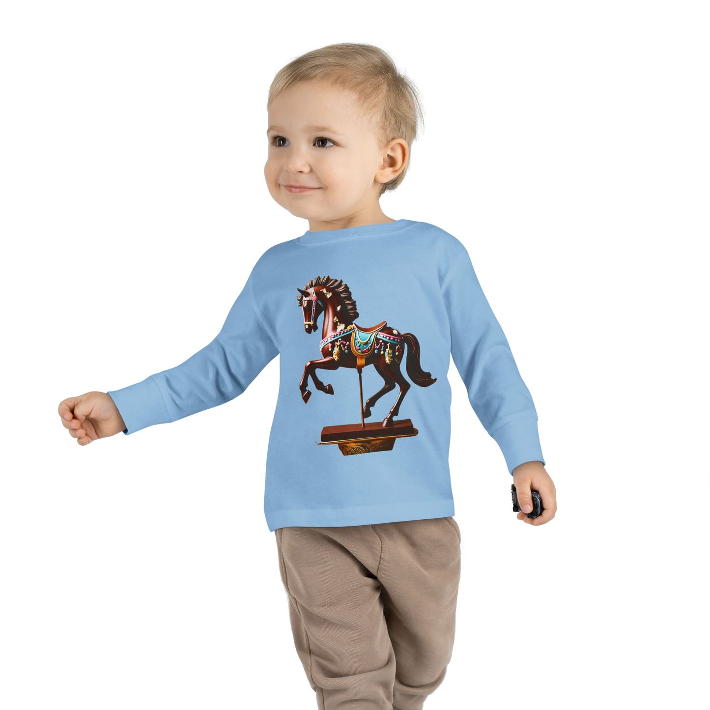 Toddler Tee - Carousel Horses Toddler Time Design