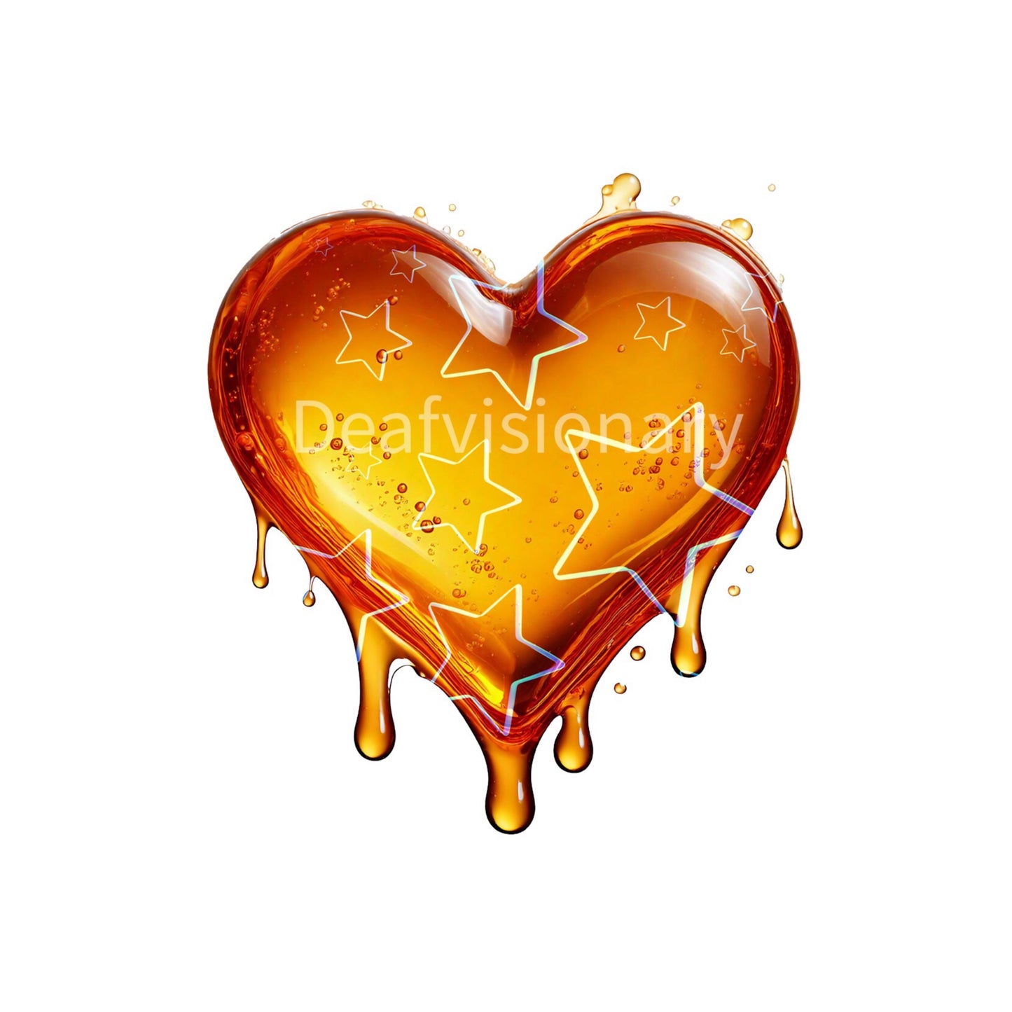 Melting Heart PNG Bundle – Dripping Neon, Chrome & Abstract Love Designs for T-Shirts, Stickers & POD”