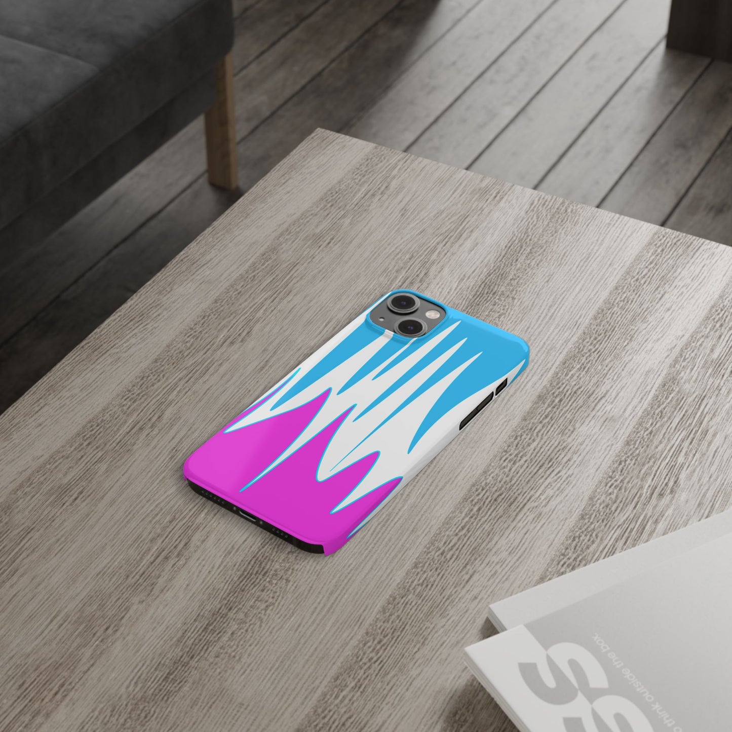 Vibrant Abstract Phone Case - Slim Fit, Phone Accessories, Custom Smartphone Case, Trendy iPhone Cover, Stylish Gift for Tech Lovers