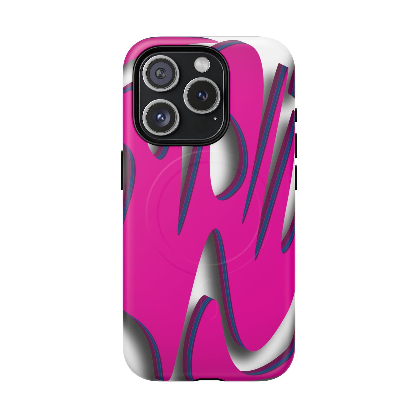 Bold Tough Magnetic Phone Case | Vibrant Pink Design