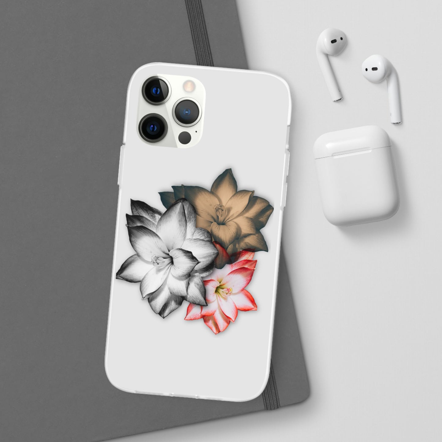 Elegant Floral Flexi Case - Stylish Phone Protection with Petal Design