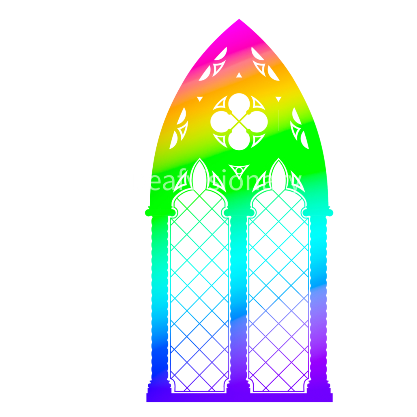 Rainbow Faith Stained Glass Collection – LGBT Christian Art Bundle | Pride Church Windows, Jesus, Cross & Spiritual Icons Pack”