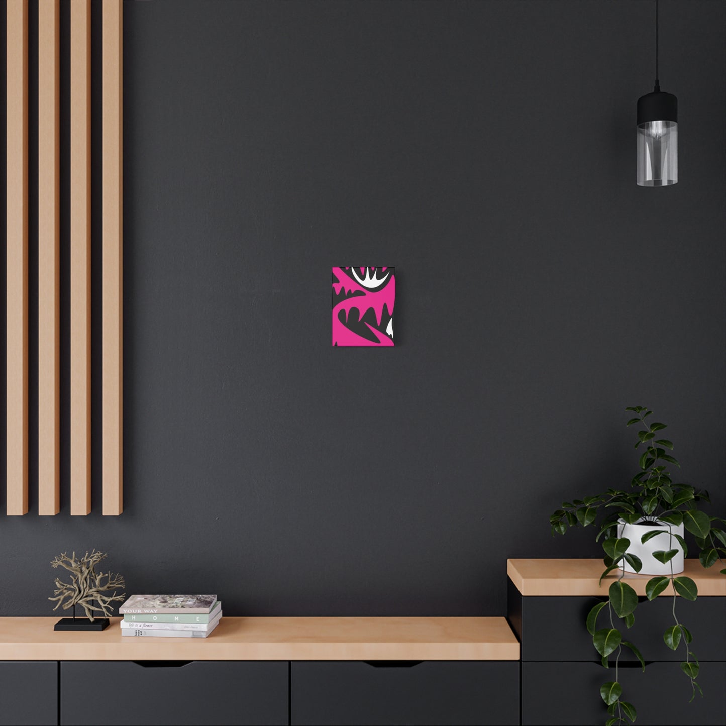 Vibrant Abstract Matte Canvas Wall Art - 1.25" Stretched Canvas