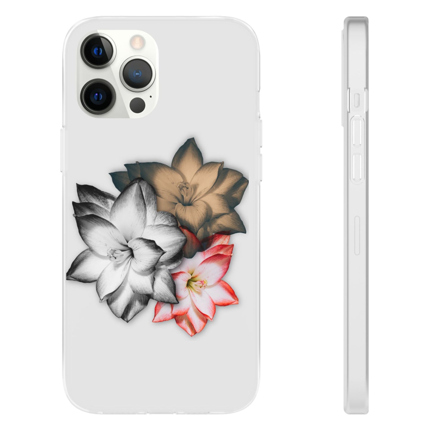 Elegant Floral Flexi Case - Stylish Phone Protection with Petal Design