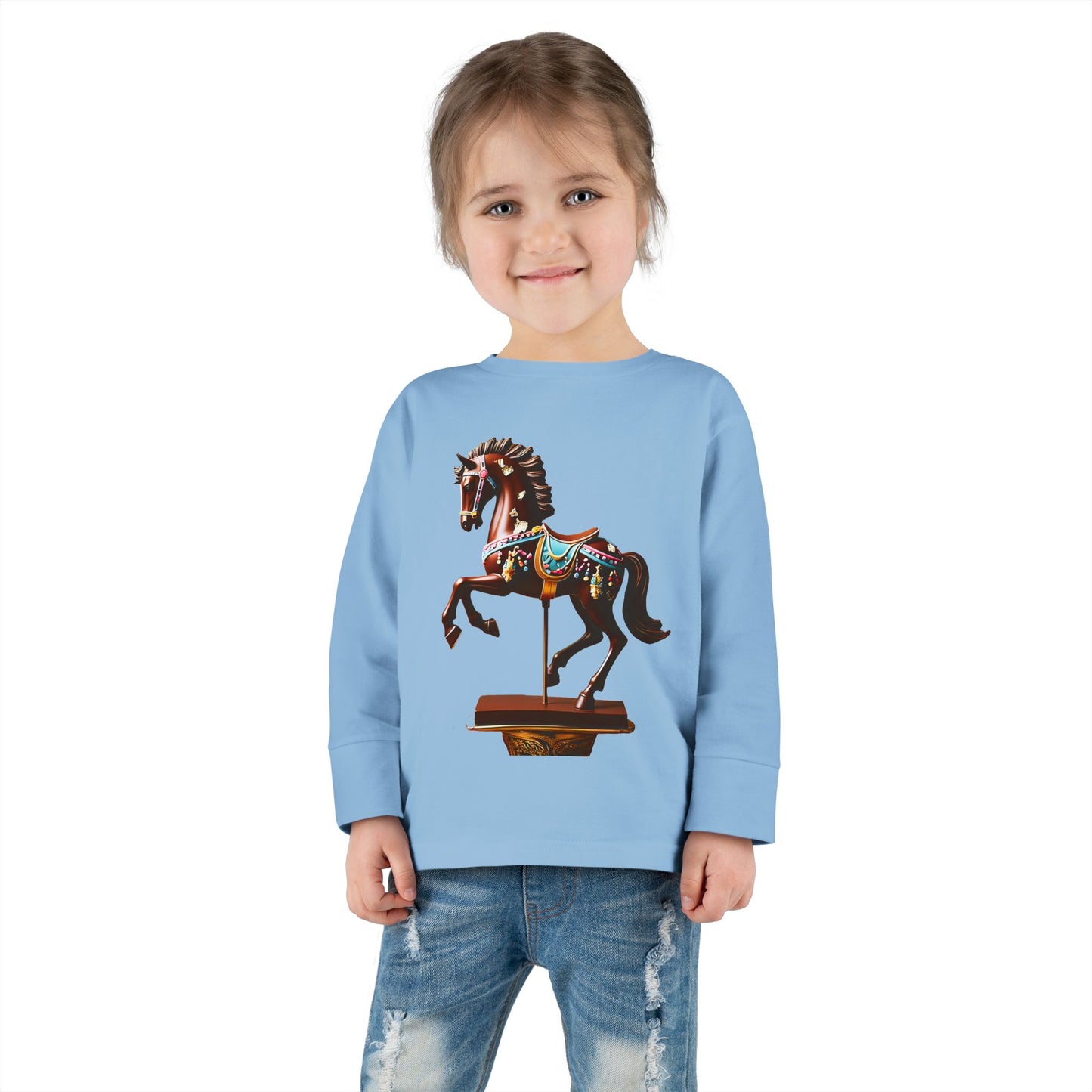 Toddler Tee - Carousel Horses Toddler Time Design