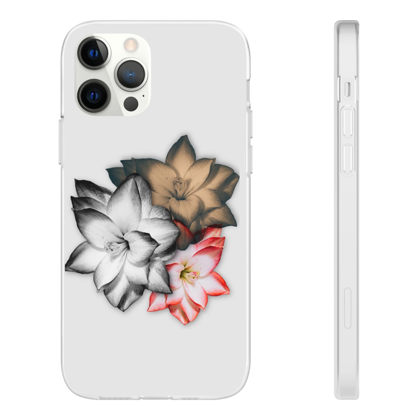 Elegant Floral Flexi Case - Stylish Phone Protection with Petal Design
