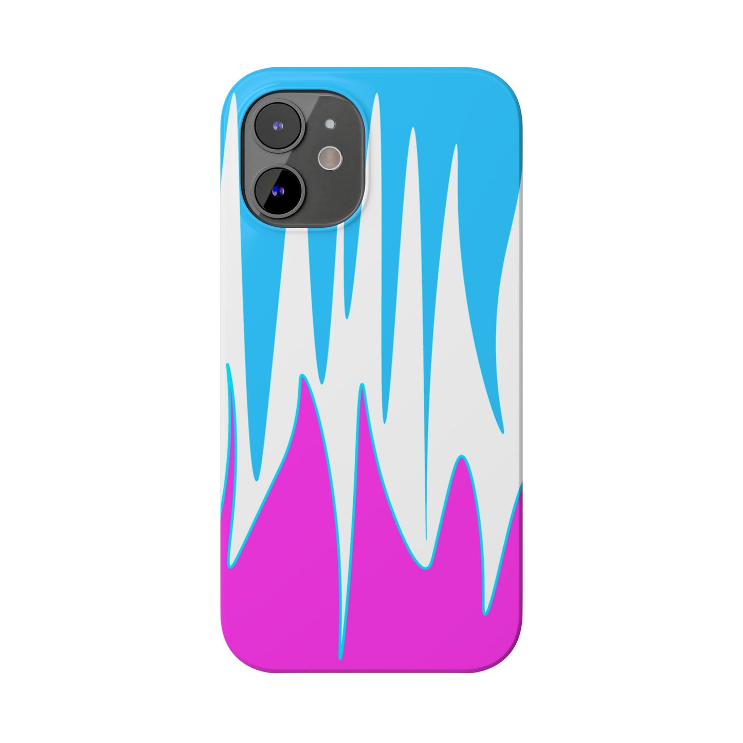 Vibrant Abstract Phone Case - Slim Fit, Phone Accessories, Custom Smartphone Case, Trendy iPhone Cover, Stylish Gift for Tech Lovers